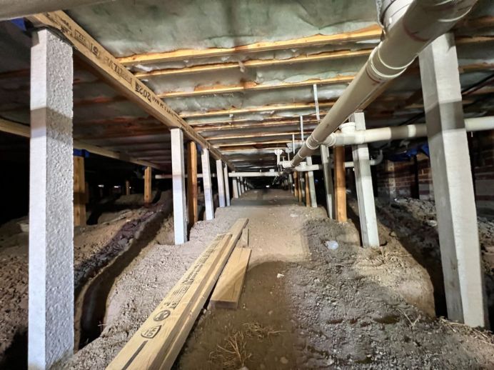 Melbourne Restumping reblocking and relevelling a home in Bentleigh using concrete stumps